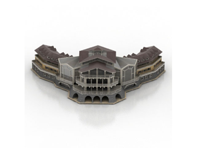 Free Building N65 3D model_2 For Architecture 3Ds Max Model Download
